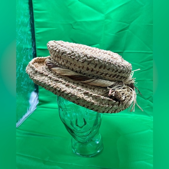 Woven Straw Hat by Betmar Kentucky derby main image 4